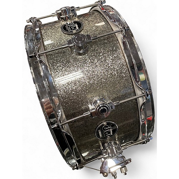 Used DW 6.5X14 Performance Series Snare Silver Sparkle Drum