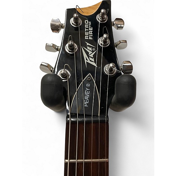 Used Peavey Retro Fire Black Solid Body Electric Guitar