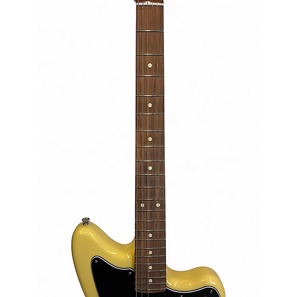 Used Fender Modern Player Jazzmaster HH Vintage Yellow Solid Body Electric Guitar