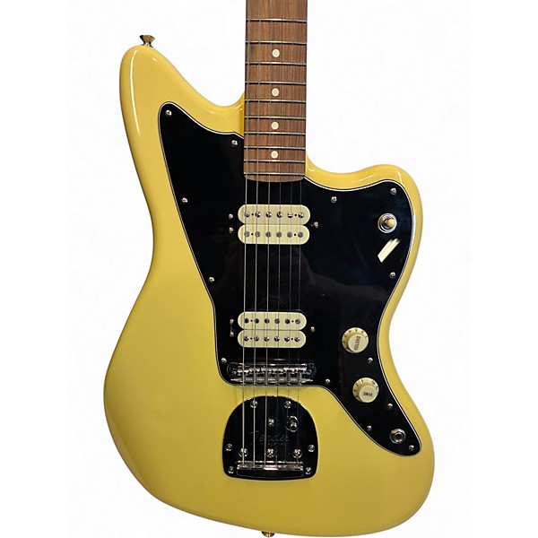 Used Fender Modern Player Jazzmaster HH Vintage Yellow Solid Body Electric Guitar