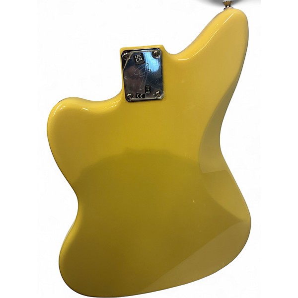 Used Fender Modern Player Jazzmaster HH Vintage Yellow Solid Body Electric Guitar