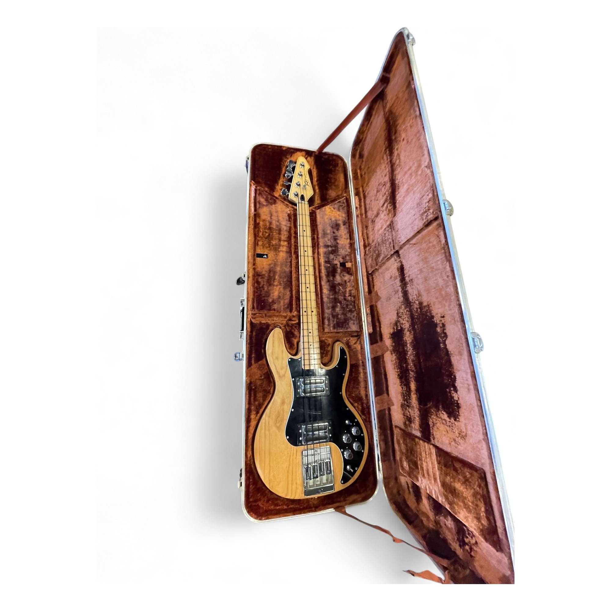 Vintage 1979 Peavey T-40 Natural Electric Bass Guitar Natural