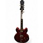Used Epiphone Riviera Sparkling Burgundy Hollow Body Electric Guitar thumbnail
