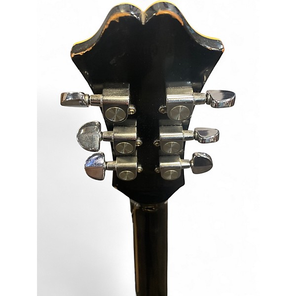 Used Epiphone Genesis Deluxe Pro Black Solid Body Electric Guitar