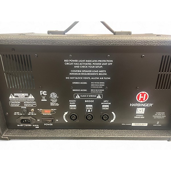 Used Harbinger LP9800 Powered Mixer