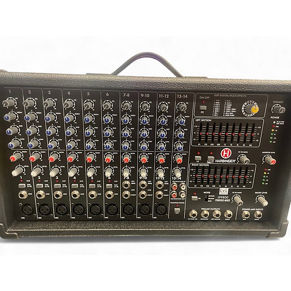 Used Harbinger LP9800 Powered Mixer