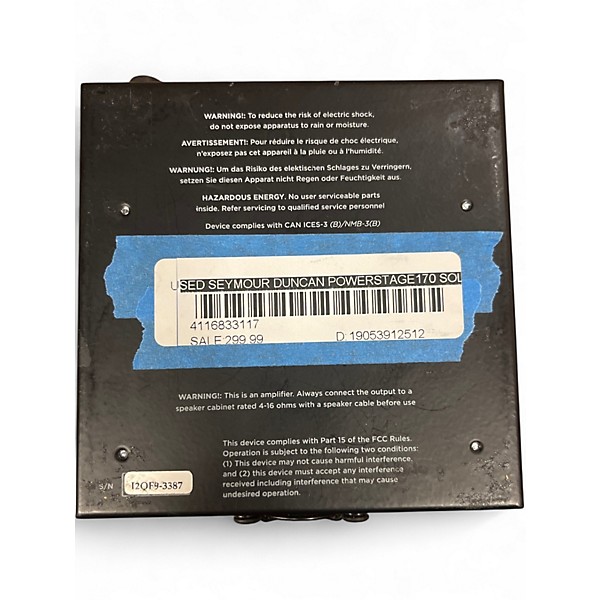 Used Seymour Duncan POWERSTAGE170 Solid State Guitar Amp Head