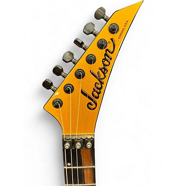 Used Jackson American Series Virtuoso  Gold Rush Solid Body Electric Guitar