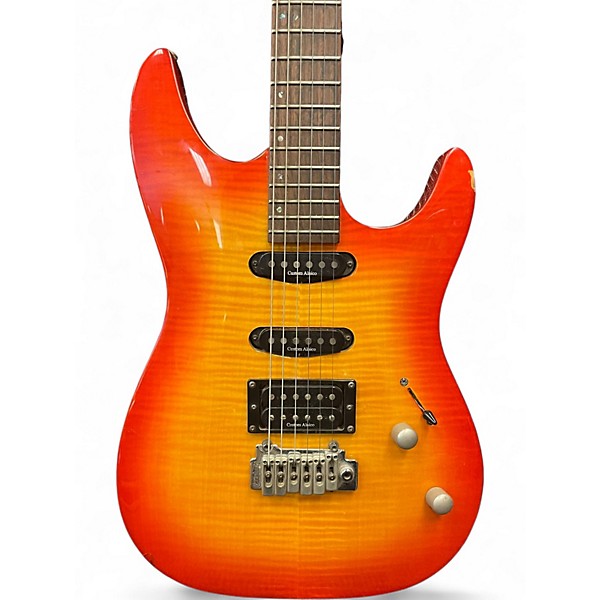 Used Laguna LE300 ORANGE BUSRT Solid Body Electric Guitar