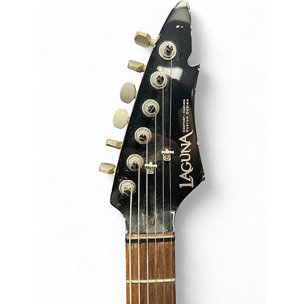 Used Laguna LE300 ORANGE BUSRT Solid Body Electric Guitar