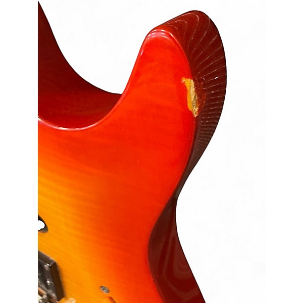 Used Laguna LE300 ORANGE BUSRT Solid Body Electric Guitar