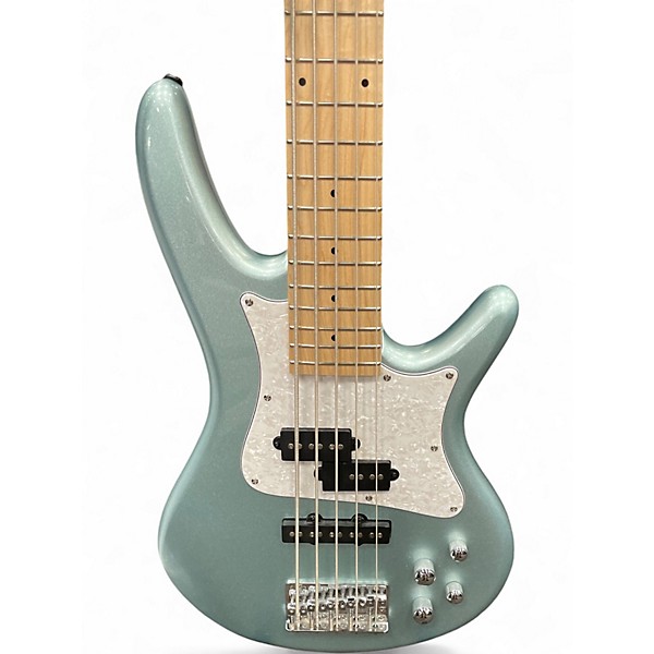 Used Ibanez SRMD205 Blue Electric Bass Guitar