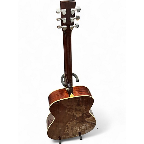 Used Flinthill resonator round neck Sunburst Acoustic Guitar