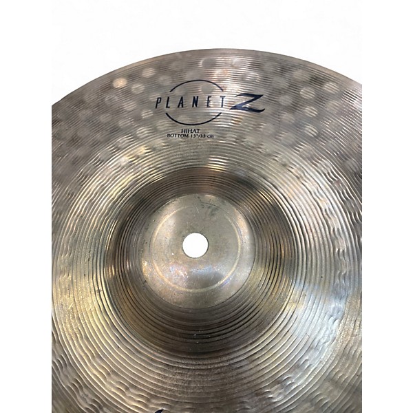Used Zildjian 13in Planet Z Hi Hat Pair Cymbal