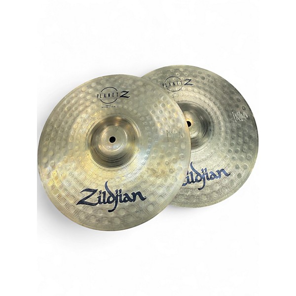Used Zildjian 13in Planet Z Hi Hat Pair Cymbal