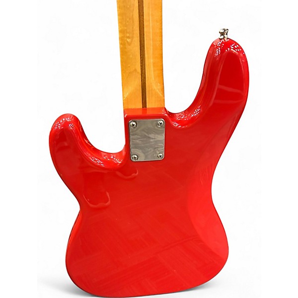 Used Fender Vintera 50s Precision Bass Fiesta Red Electric Bass Guitar