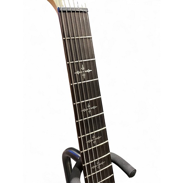 Used Schecter Guitar Research Demon 7 String Vintage White Solid Body Electric Guitar