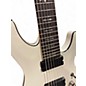 Used Schecter Guitar Research Demon 7 String Vintage White Solid Body Electric Guitar