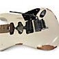 Used EVH FRANKENSTEIN RELIC  White Solid Body Electric Guitar