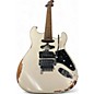 Used EVH FRANKENSTEIN RELIC  White Solid Body Electric Guitar