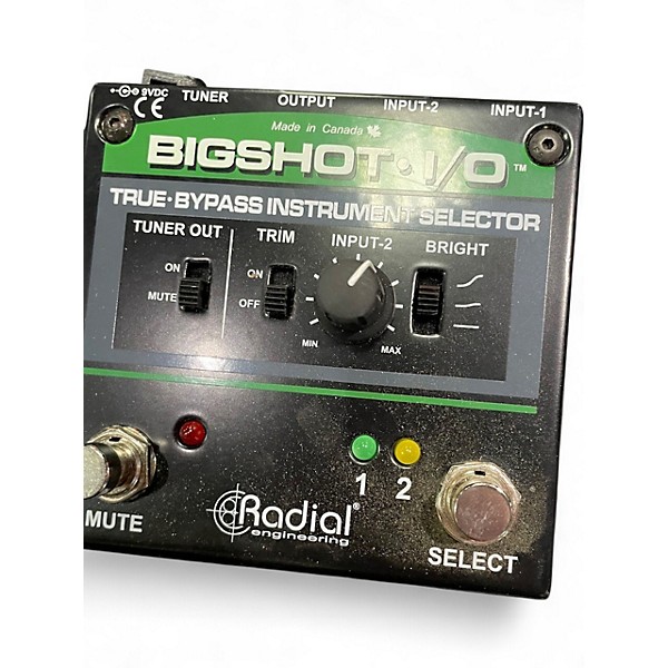 Used Radial Engineering Bigshot I/O True Bypass Selector Pedal