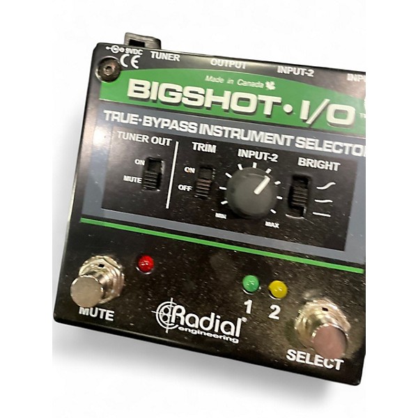 Used Radial Engineering Bigshot I/O True Bypass Selector Pedal