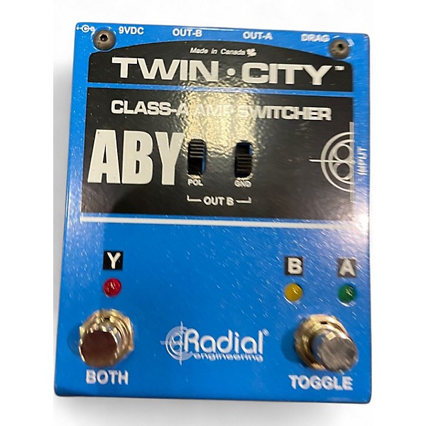 Used Radial Engineering TWIN-CITY ACTIVE ABY SWITCHER Pedal
