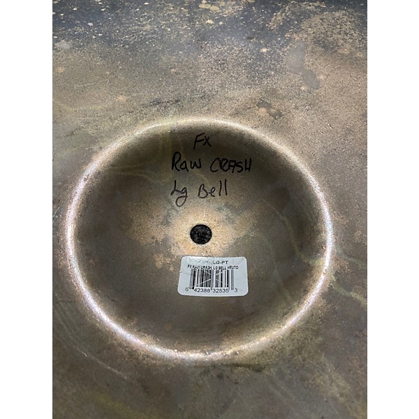 Used Zildjian 21in Concept FX Raw Crash Large Bell Cymbal