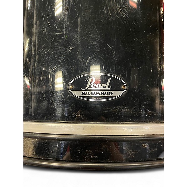 Used Pearl 5 Piece Roadshow Black Drum Kit