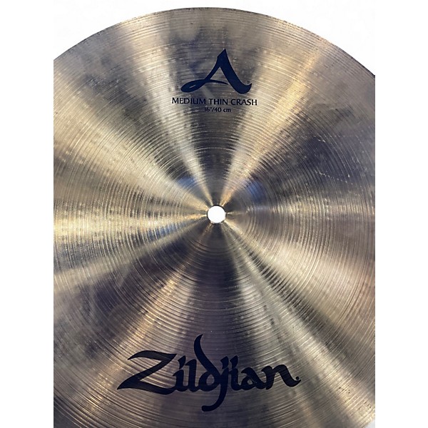 Used Zildjian 16in A Series Medium Thin Crash Cymbal