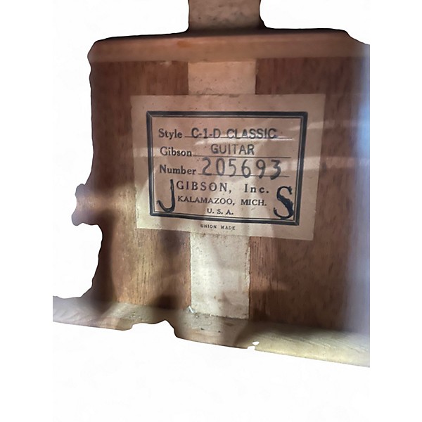 Used Gibson C1D Classic Natural Classical Acoustic Guitar