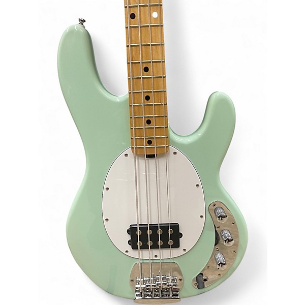 Used Sterling by Music Man Ray4 Mint Green Electric Bass Guitar