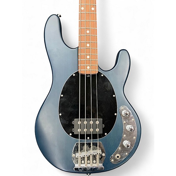 Used Sterling by Music Man Sub 4 Satin Blue Electric Bass Guitar