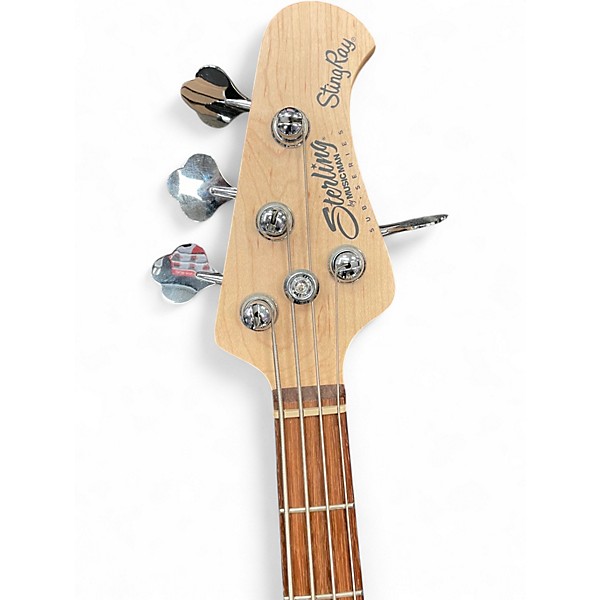 Used Sterling by Music Man Sub 4 Satin Blue Electric Bass Guitar