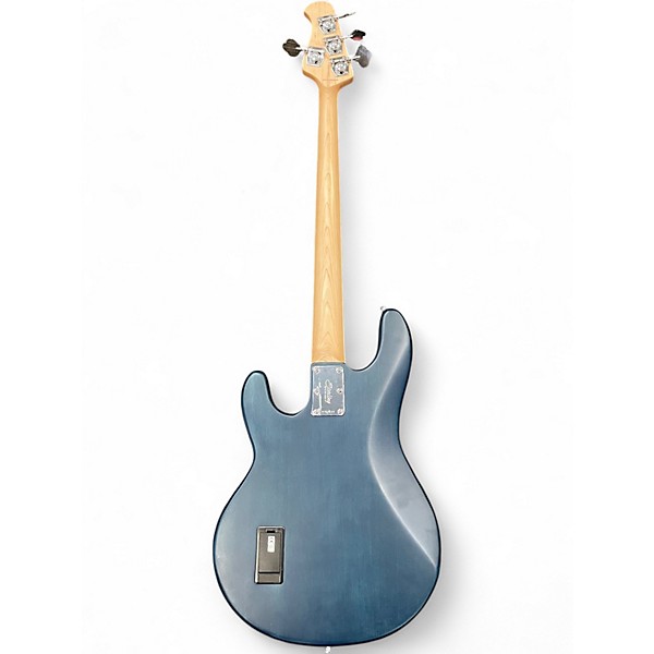 Used Sterling by Music Man Sub 4 Satin Blue Electric Bass Guitar