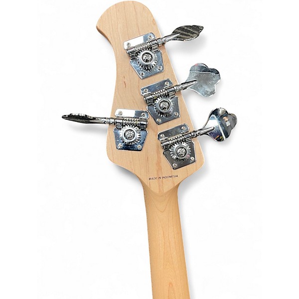 Used Sterling by Music Man Sub 4 Satin Blue Electric Bass Guitar