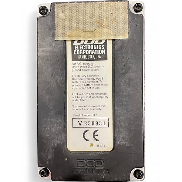 Used DOD STEREO PHASER Effect Pedal