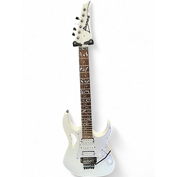 Used Ibanez JEMJR White Solid Body Electric Guitar