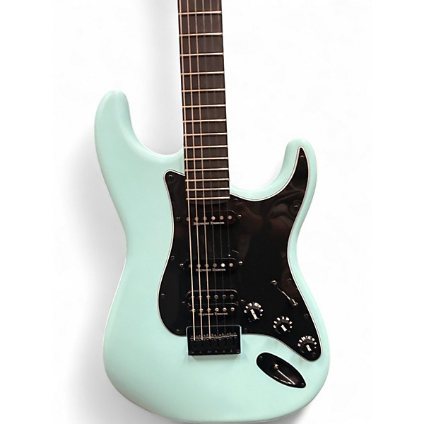 Used Fender Limited Edition Player II Advanced Stratocaster HSS HT Daphne Blue Solid Body Electric Guitar