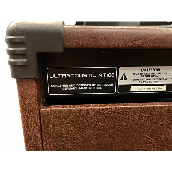 Used Behringer AT108 1X8 15W Ultracoustic Acoustic Guitar Combo Amp