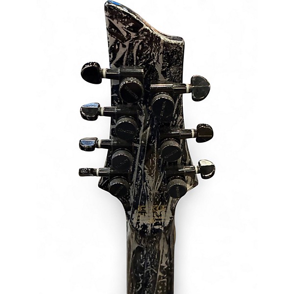 Used Schecter Guitar Research DIAMOND SERIES C7 SILVER MOUNTAIN Solid Body Electric Guitar