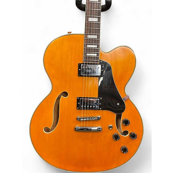 Used Schecter Guitar Research JAZZ 6 Natural Hollow Body Electric Guitar