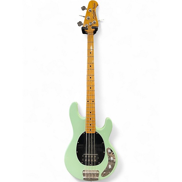 Used 2010s Sterling by Music Man Ray34 CA Seafoam Green Electric Bass Guitar