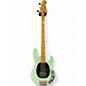 Used 2010s Sterling by Music Man Ray34 CA Seafoam Green Electric Bass Guitar