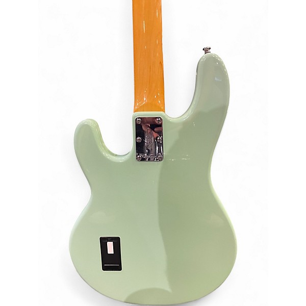 Used 2010s Sterling by Music Man Ray34 CA Seafoam Green Electric Bass Guitar