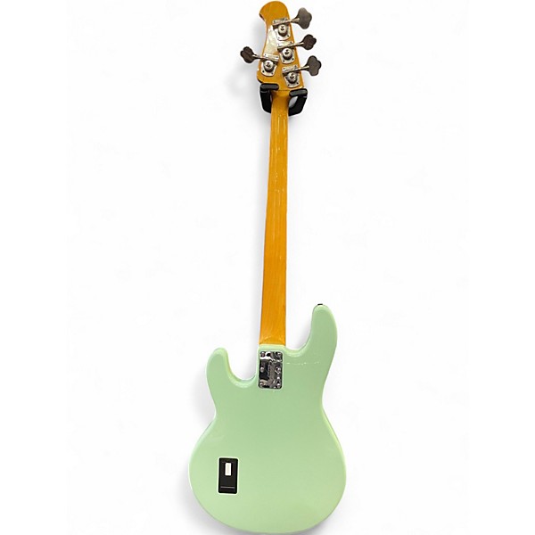 Used 2010s Sterling by Music Man Ray34 CA Seafoam Green Electric Bass Guitar
