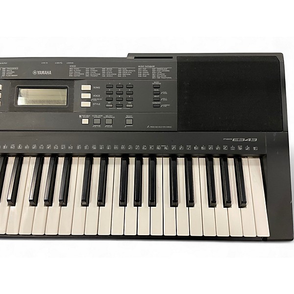 Used Yamaha PSRE343 61 Key Portable Keyboard