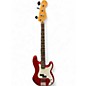 Used 2001 Fender Deluxe PJ Bass Candy Apple Red Electric Bass Guitar thumbnail
