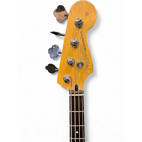 Used 2001 Fender Deluxe PJ Bass Candy Apple Red Electric Bass Guitar