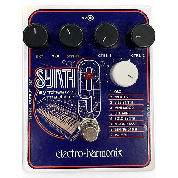Used Electro-Harmonix SYNTH9 Synthesizer Effect Pedal